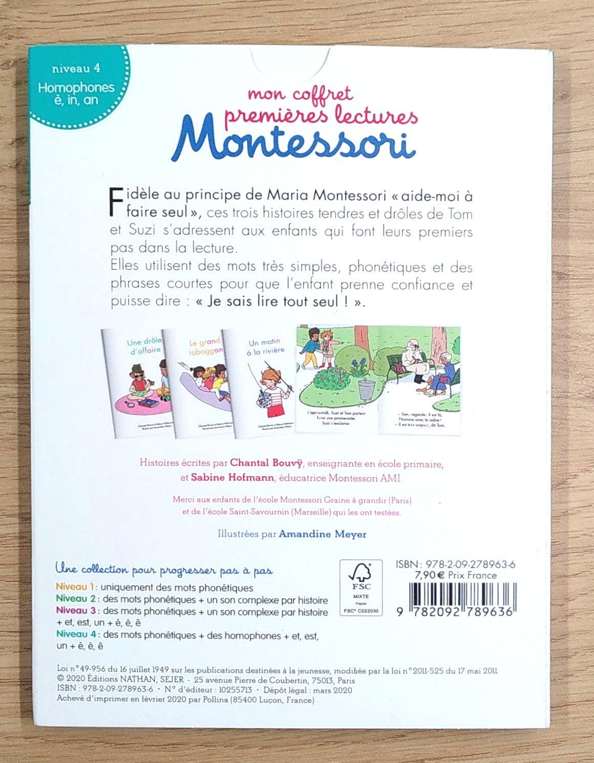 Mon coffret premières lectures Montessori N4: une drôle d'affaire Montessori & Steiner La family shop