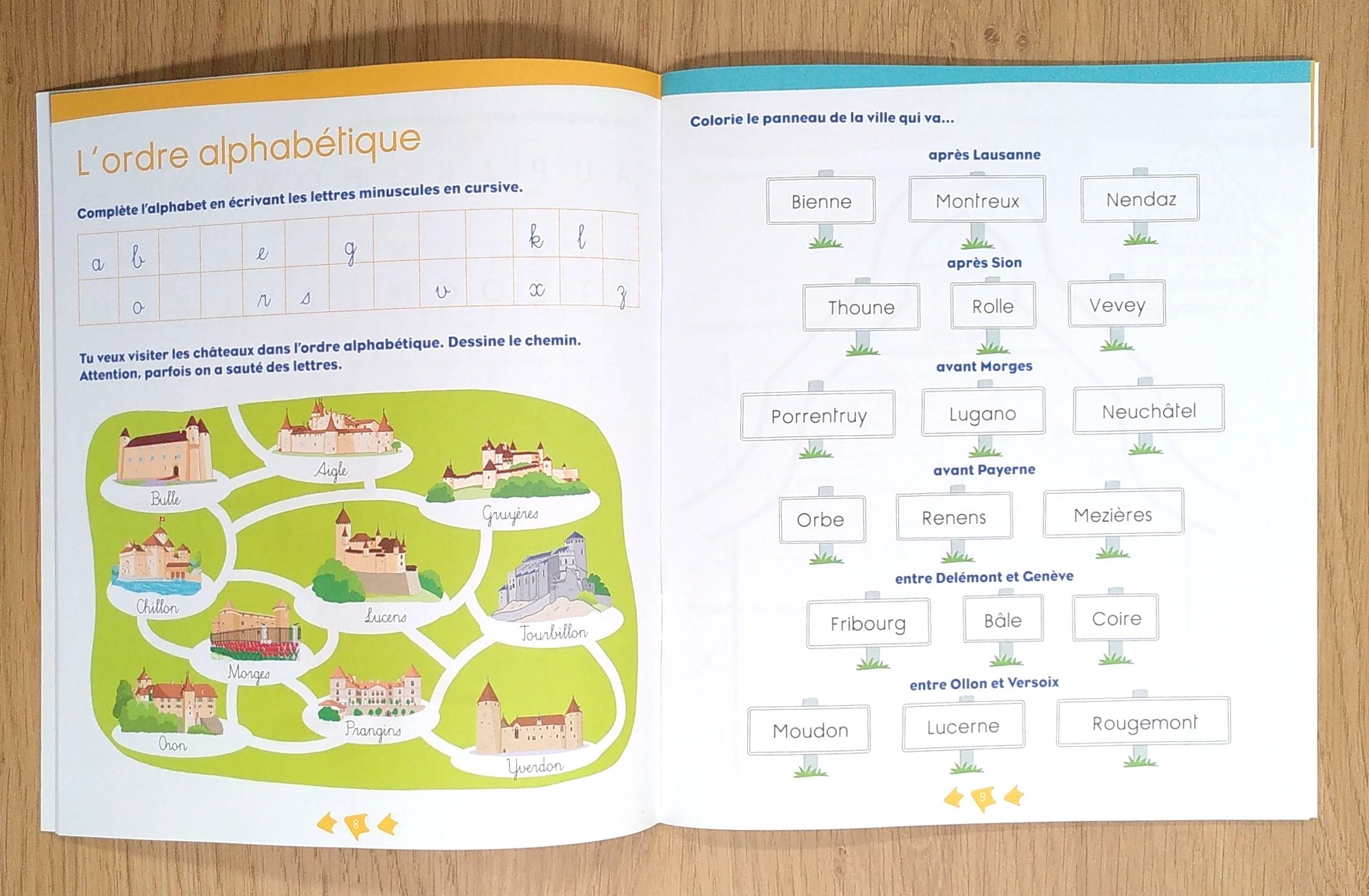 Mon cahier d'écriture - Klorophile - 4ème harmos Appuis scolaires La Family Shop