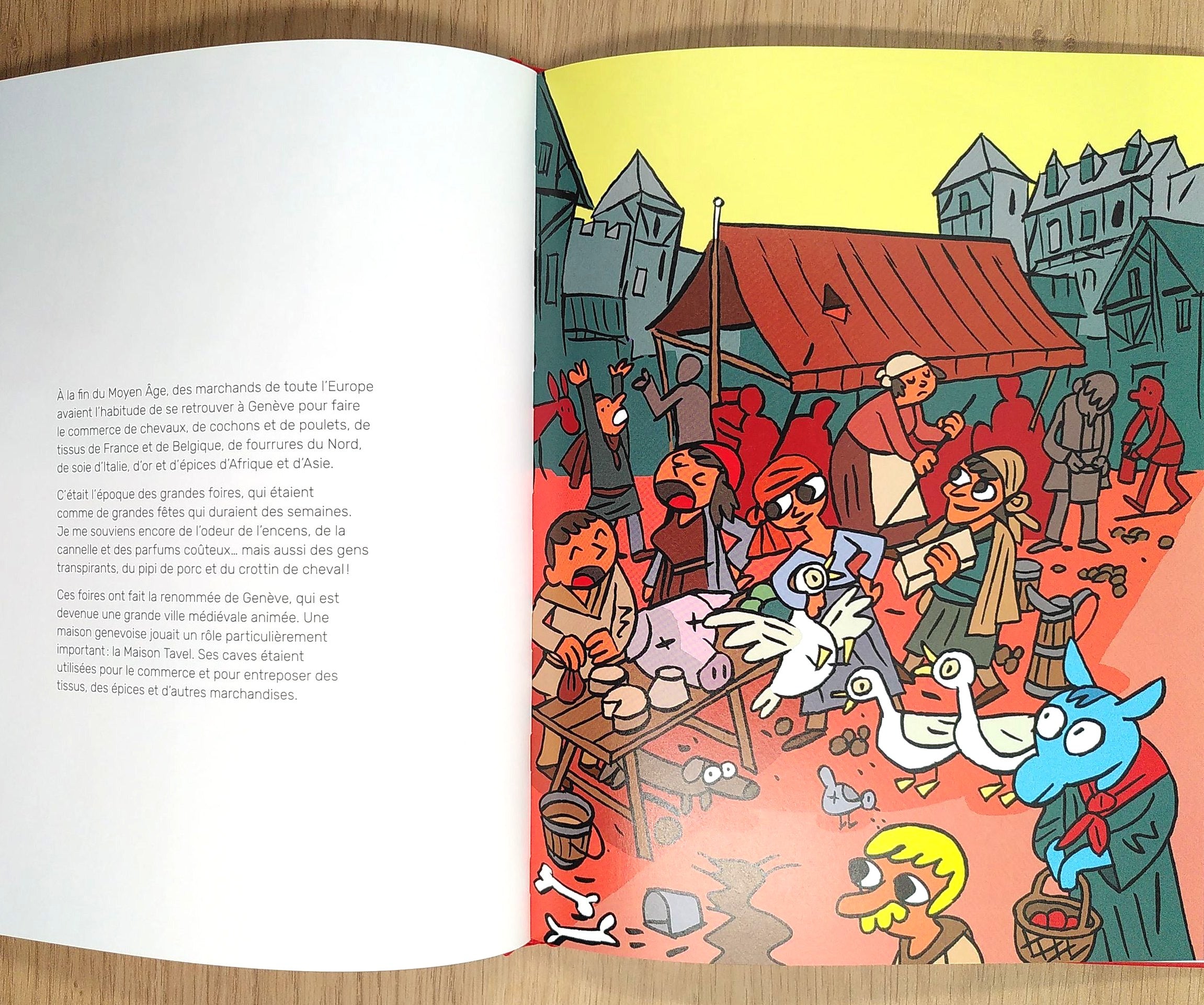 Chroniques de Genève, une histoire de Genève illustrée Livres La family shop