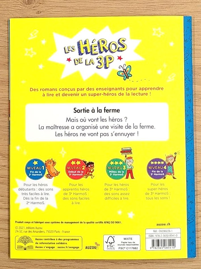 Les héros de la 3P - Sortie à la ferme Livres La Family Shop