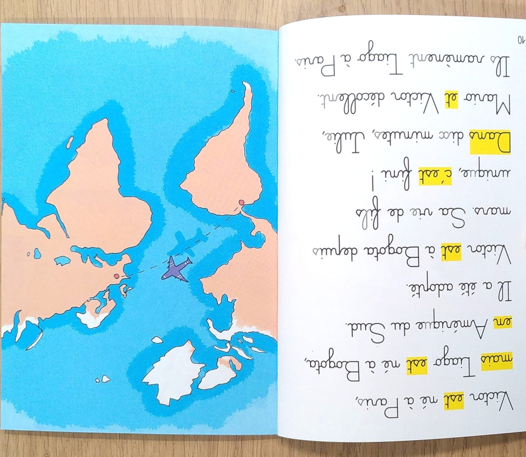 Le petit frère - Je lis avec Montessori - Lettres en lié (cursive) - N2 Montessori & Steiner La family shop