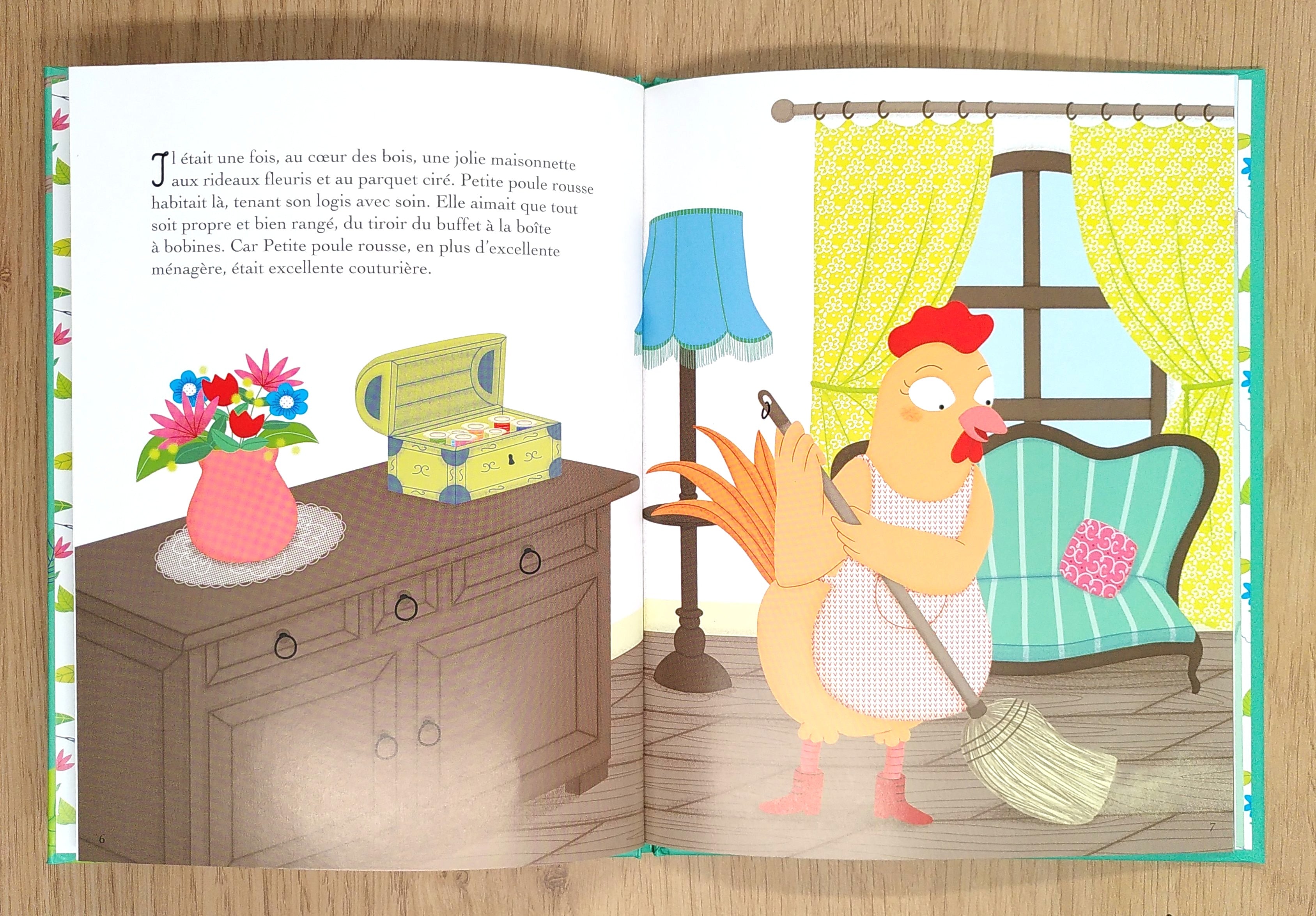 La petite poule rousse, conte pour enfant avec CD Livres Auzou - OLF