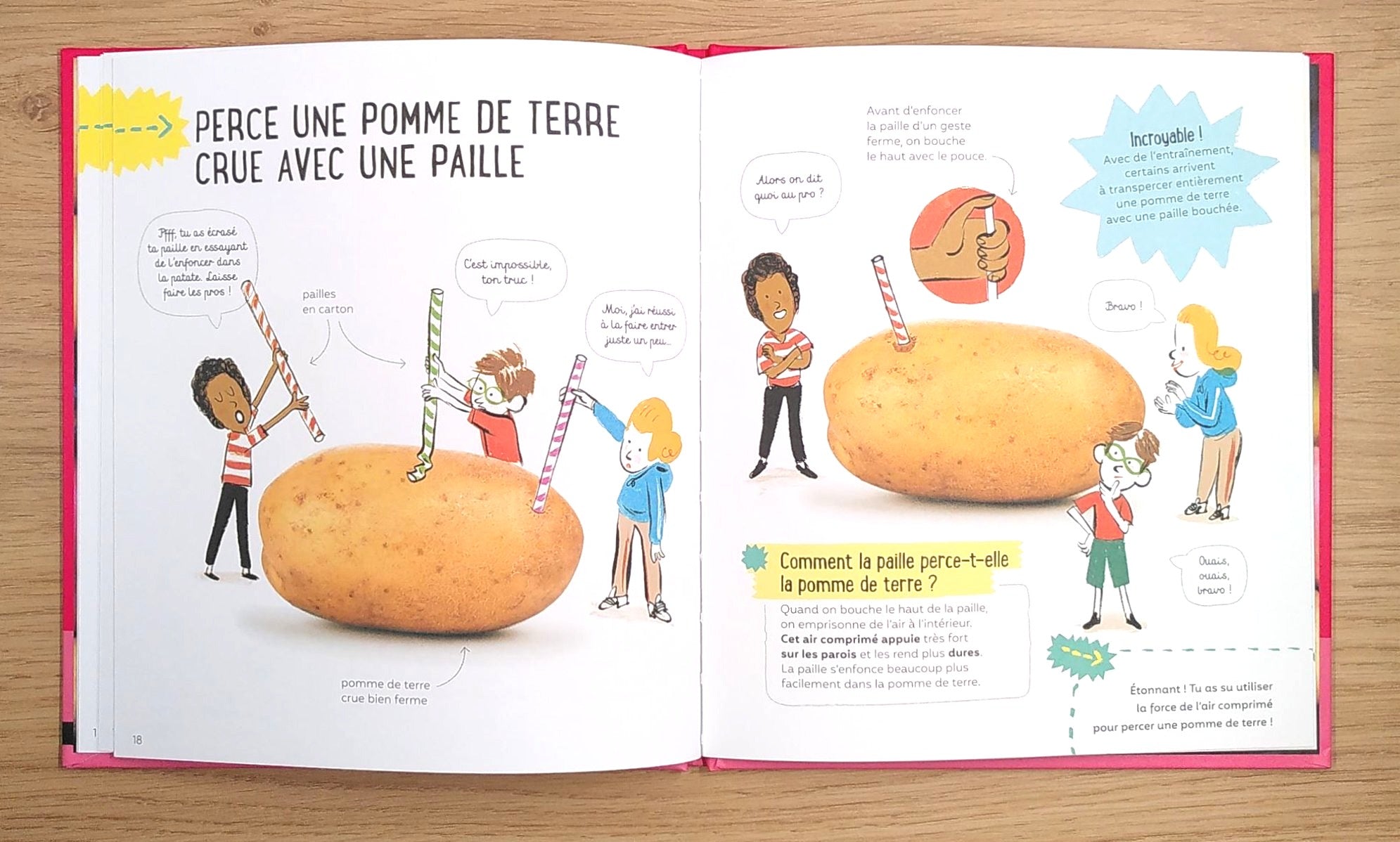 La science est dans la pomme de terre - Expérience scientifique enfant dès 4 ans Livres La family shop