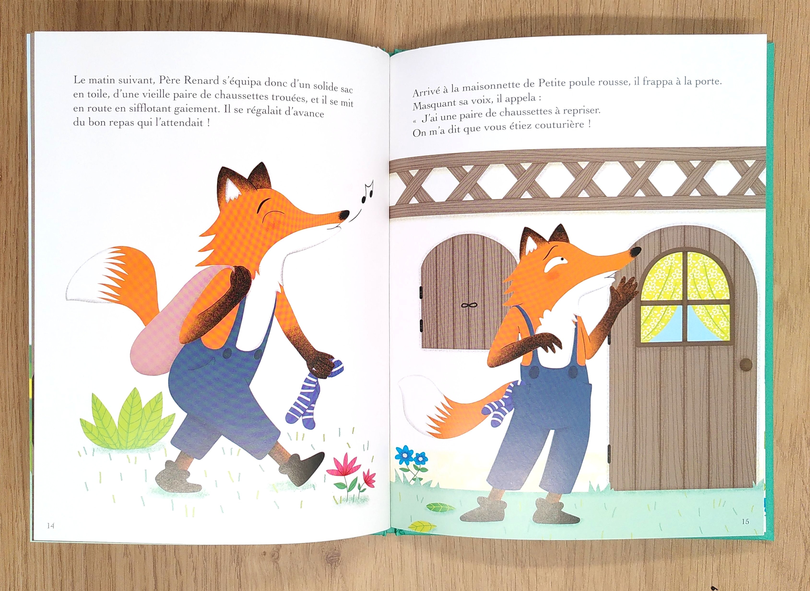 La petite poule rousse, conte pour enfant avec CD Livres Auzou - OLF