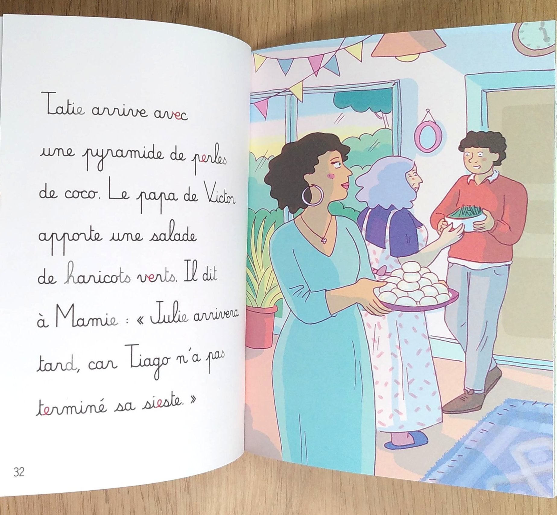 Le petit frère - Je lis avec Montessori - Lettres en lié (cursive) - N2 Montessori & Steiner La family shop