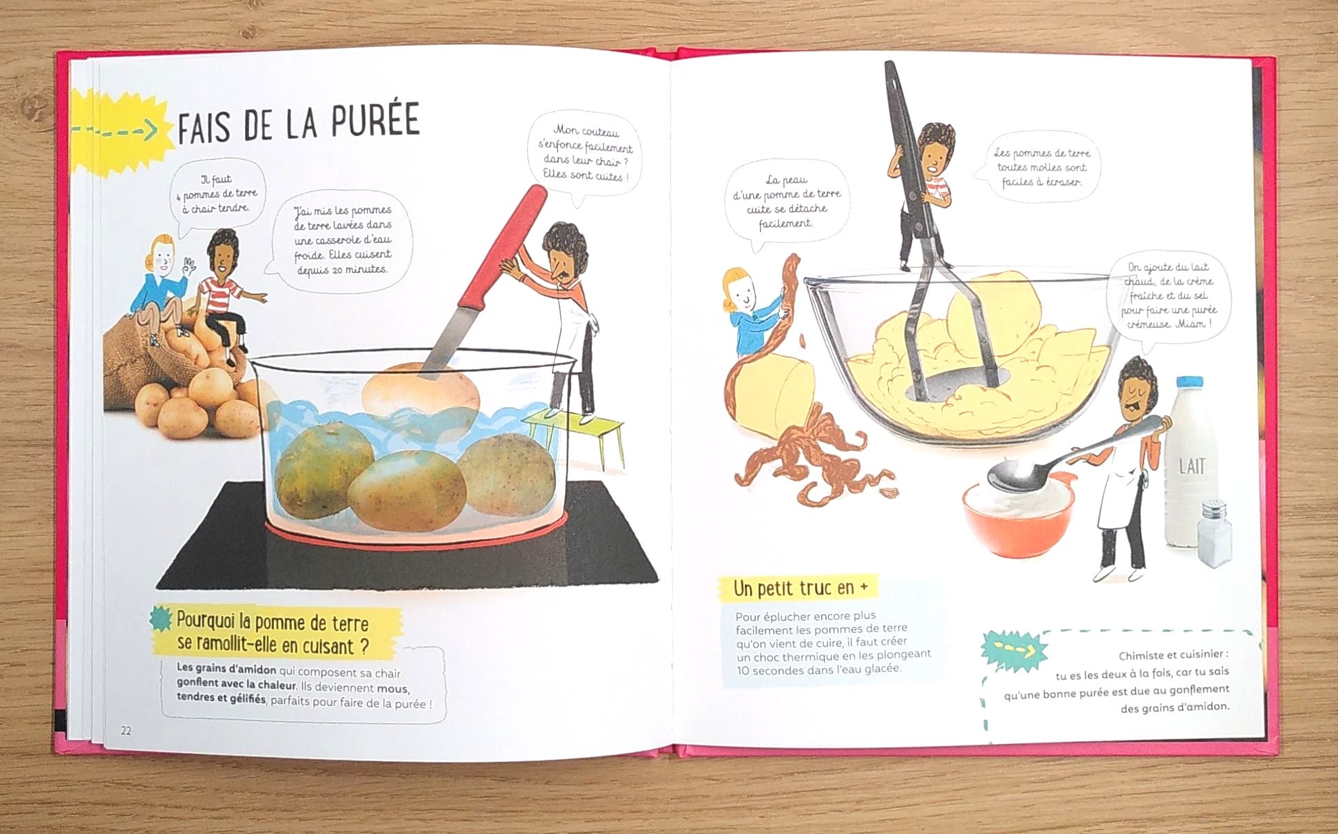 La science est dans la pomme de terre - Expérience scientifique enfant dès 4 ans Livres La family shop