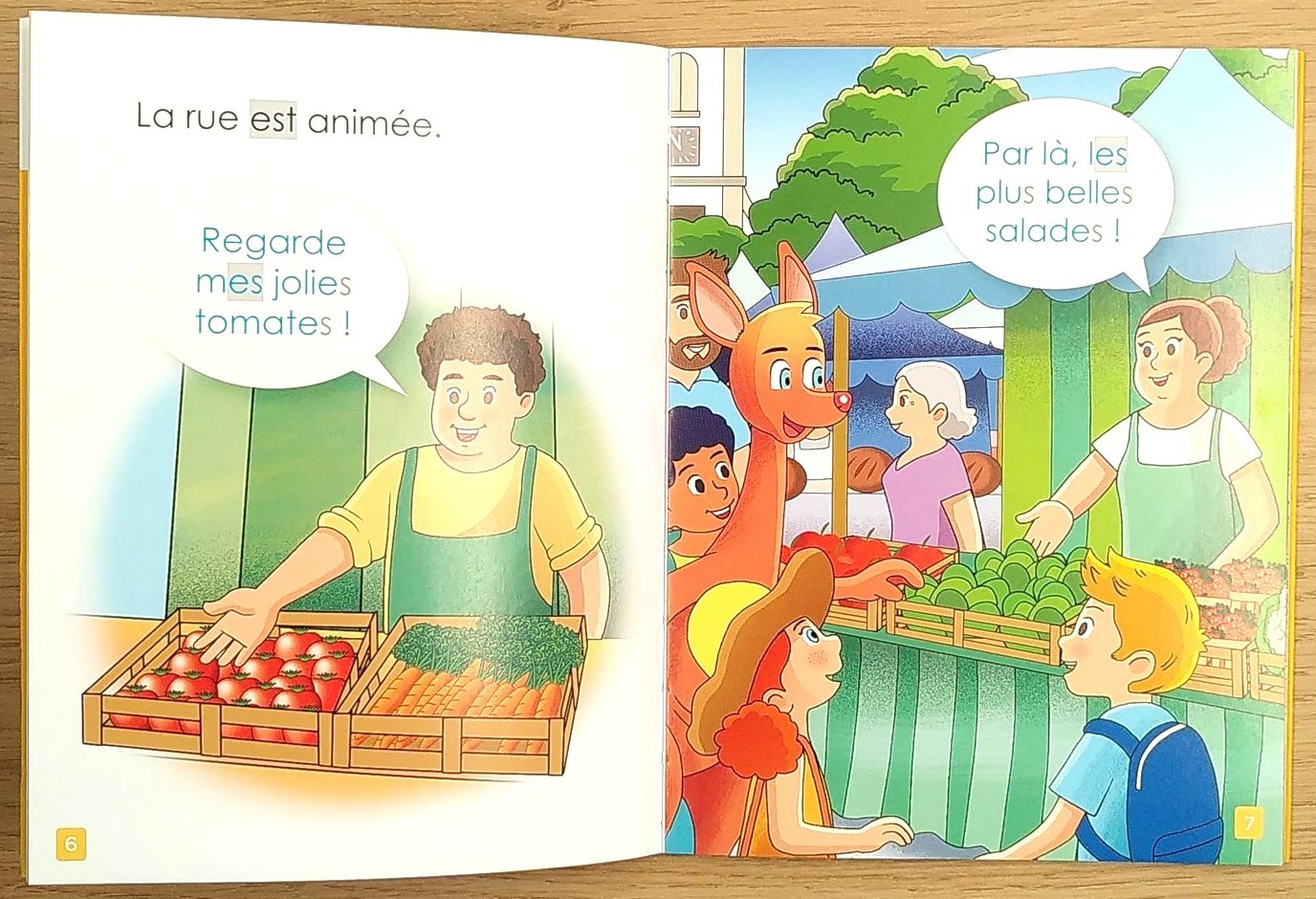 Moi je lis tout seul en début 3ème - Klorophile N1 : Le marché de Bulle Livres La family shop
