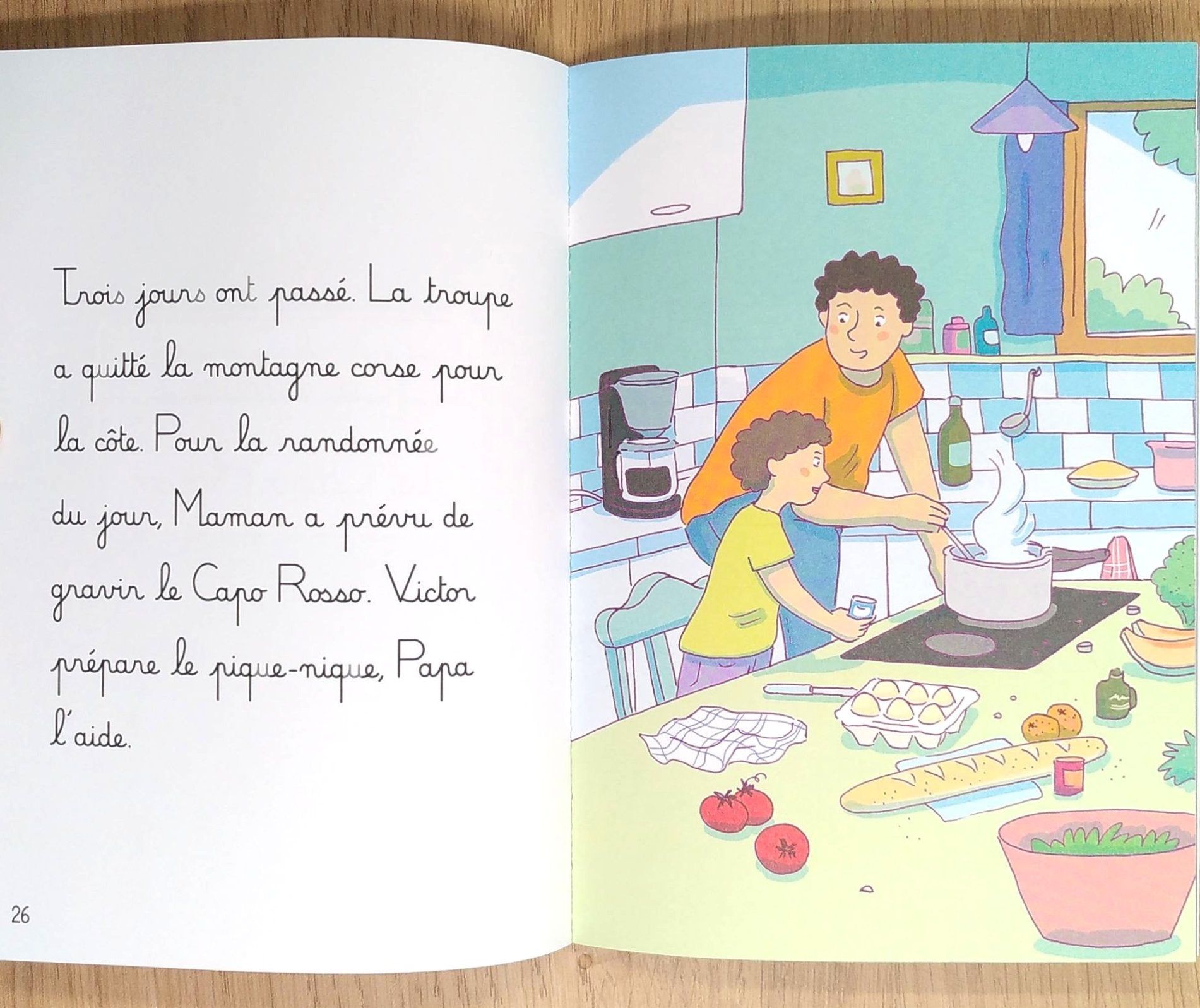 La Rando - Je lis avec Montessori - Lettres en lié (cursive) - N3 Montessori & Steiner La family shop