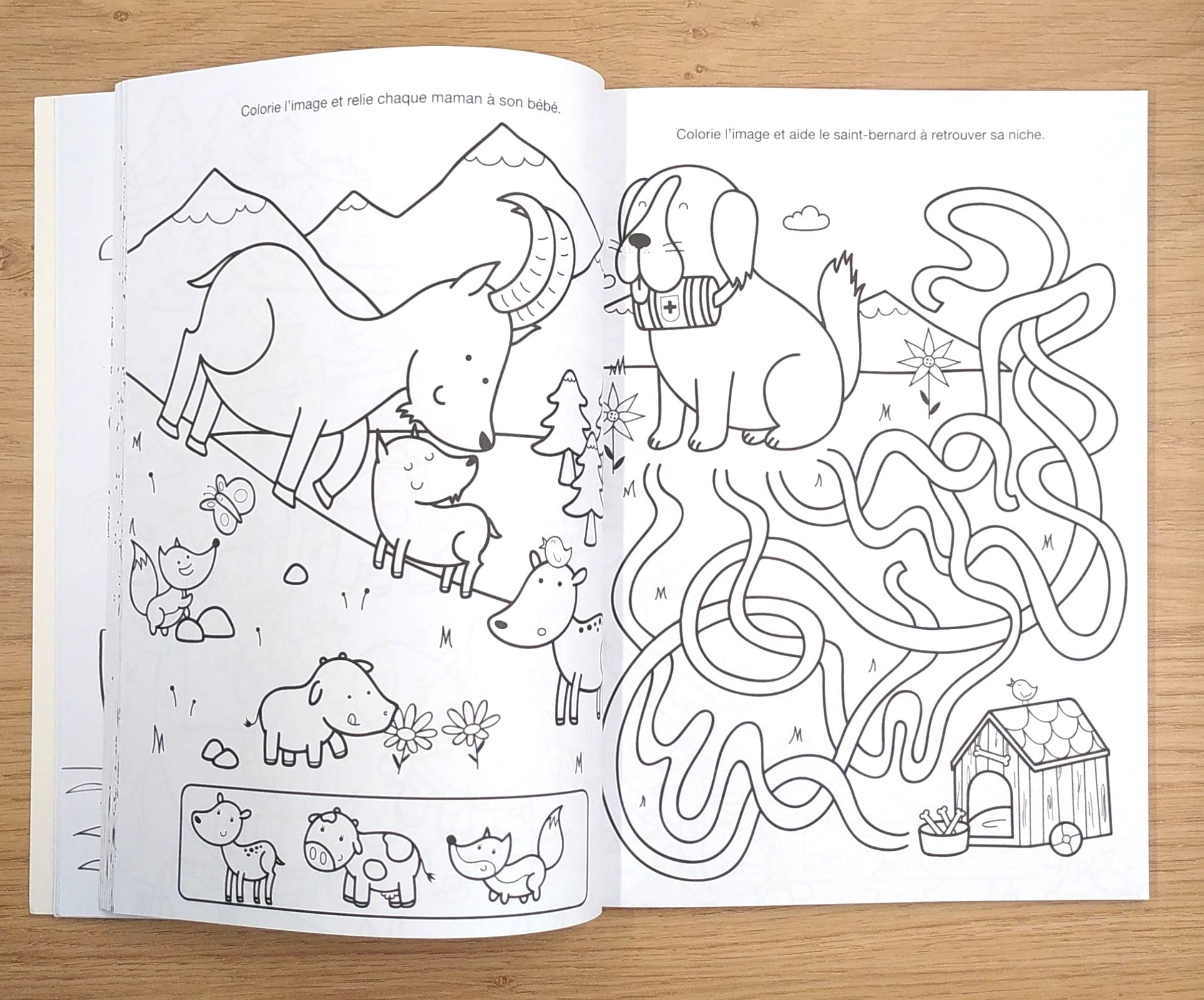 Mon grand cahier de coloriage et jeux sur la Suisse Cahiers de jeux Auzou - OLF