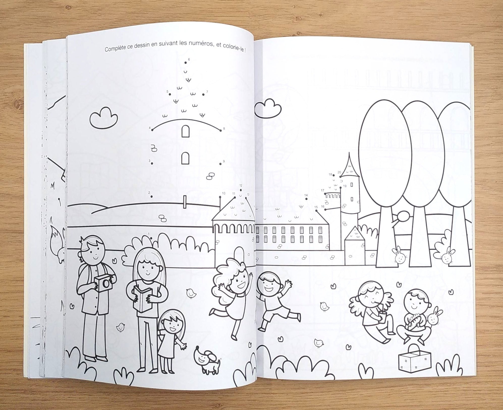 Mon grand cahier de coloriage et jeux sur la Suisse Cahiers de jeux Auzou - OLF