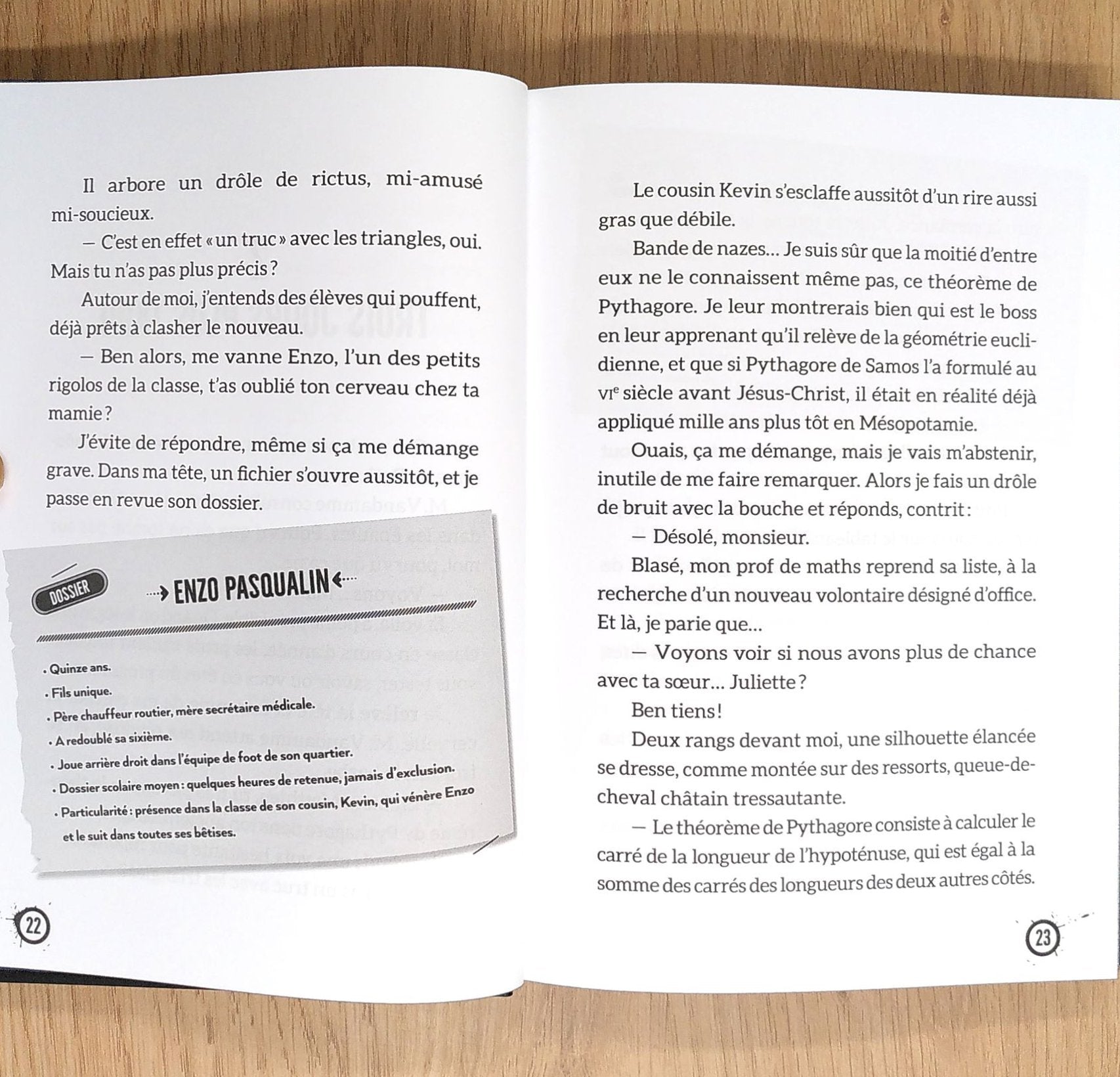 Cellule 24 Tome 1 : Collégien le jour, espion la nuit - Grand Format Livres OLF