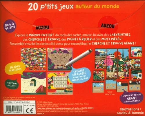 20 p'tits jeux autour du monde Jeux & loisirs créatifs OLF