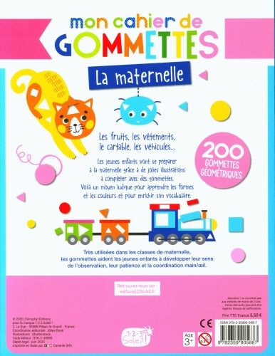 Mon cahier de gommettes - La Maternelle Cahiers de jeux OLF