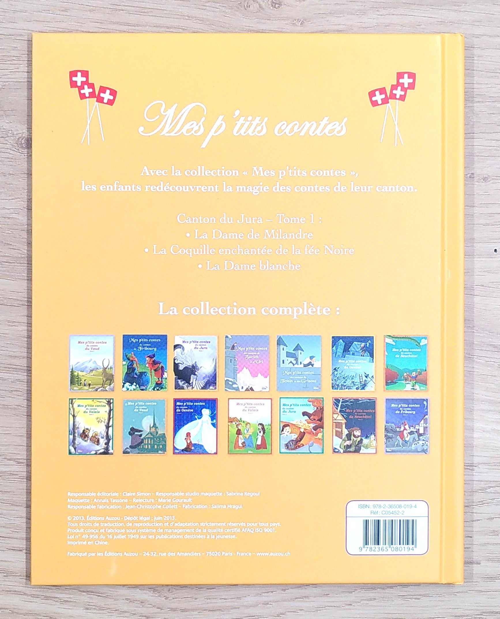 Mes p'tits contes du canton du Jura - Tome 1 Livres OLF
