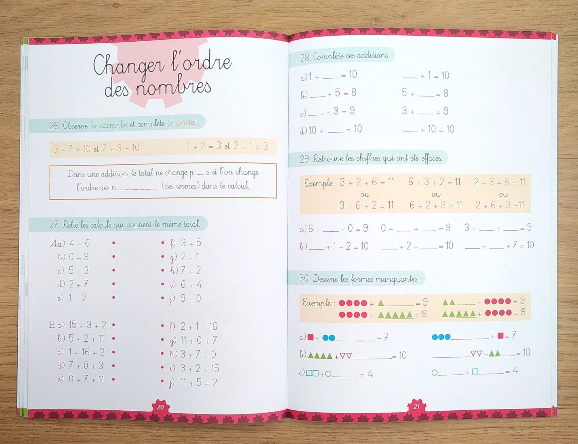 3ème Harmos - Je progresse en calcul mental Appuis scolaires La family shop