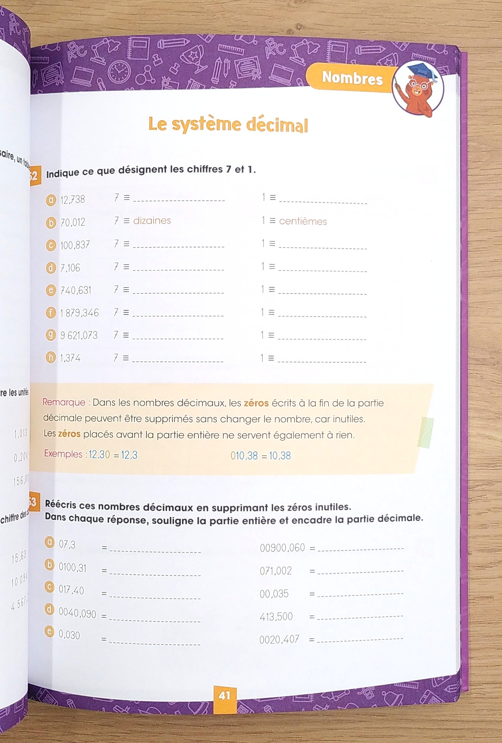 7P HarmoS - Je progresse en maths - 7ème harmos Appuis scolaires La family shop