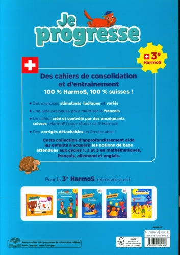 3ème HarmoS - Je progresse en français Appuis scolaires La family shop