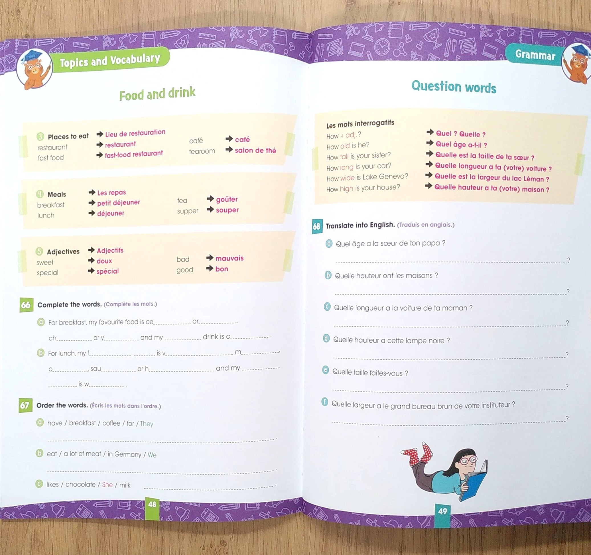 7ème HarmoS - Je progresse en anglais - A1 Appuis scolaires La family shop