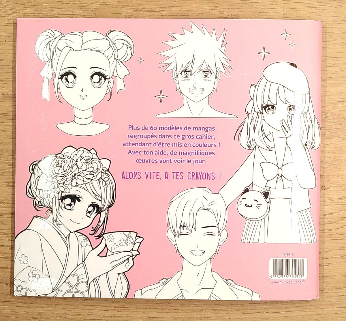 Mon gros cahier de mangas à colorier Livres OLF