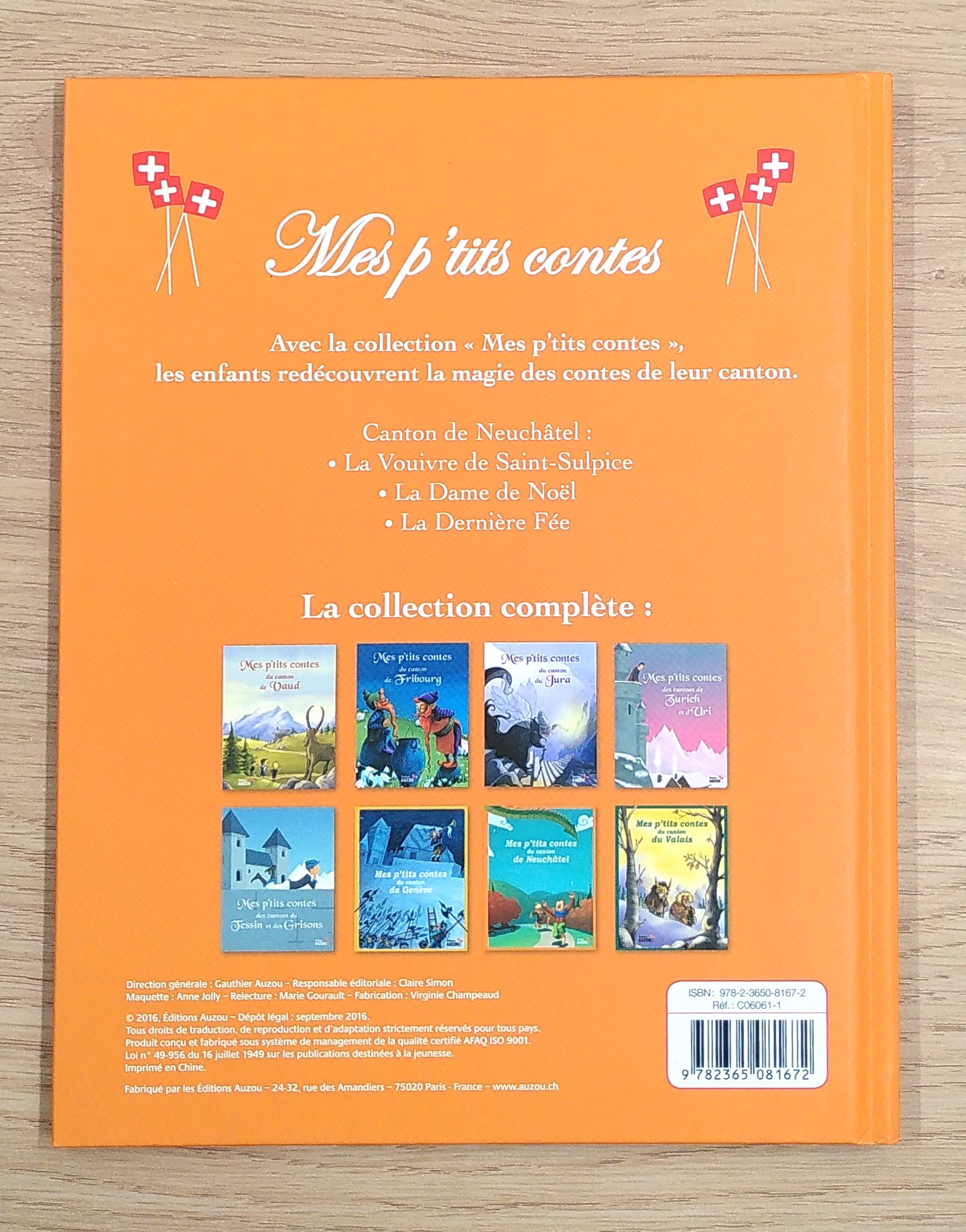 Mes p'tits contes du canton de Neuchâtel - Tome 1 Livres OLF