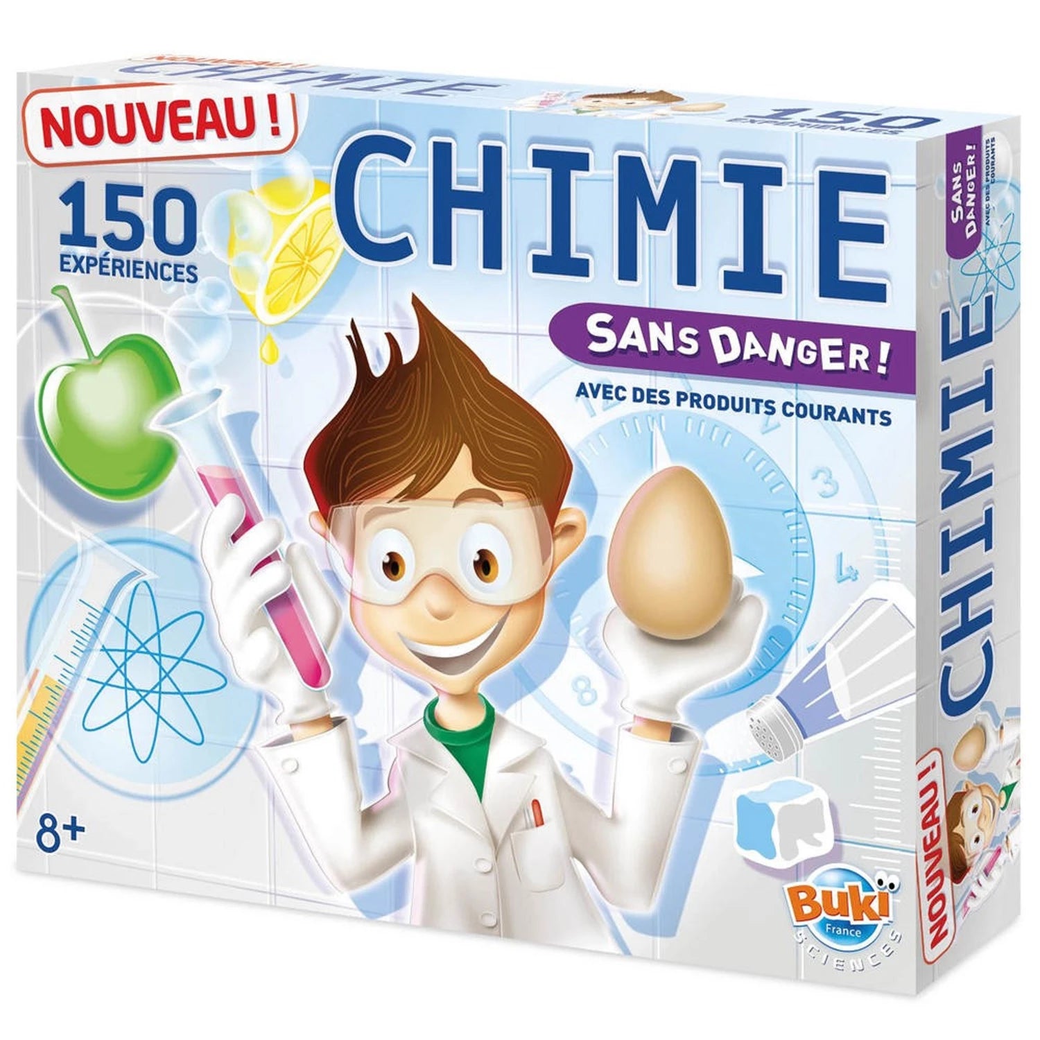 150 Expériences scientifiques sans produits chimiques. Chemielabor -150 Experimente Jeux & loisirs créatifs swissgame