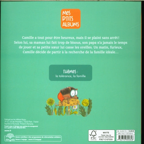 Camille veut une nouvelle famille Livres OLF