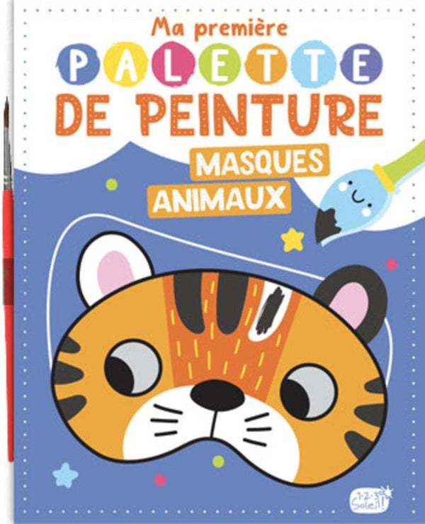 Ma première palette de peinture - Masques animaux Livres OLF