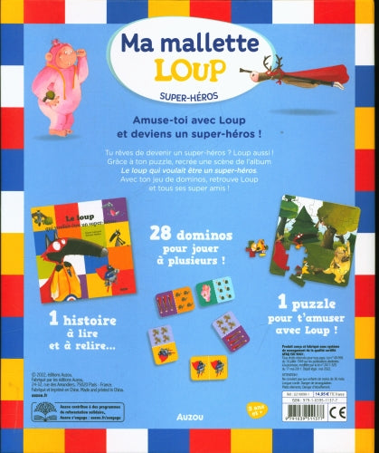 Ma Mallette Loup : Super-héros Jeux & loisirs créatifs La family shop
