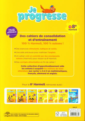 8ème HarmoS - Je progresse en anglais - A1, A2 Appuis scolaires La family shop