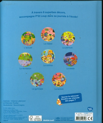 P'tit Loup : Cherche et trouve - vive l'école Cahiers de jeux OLF