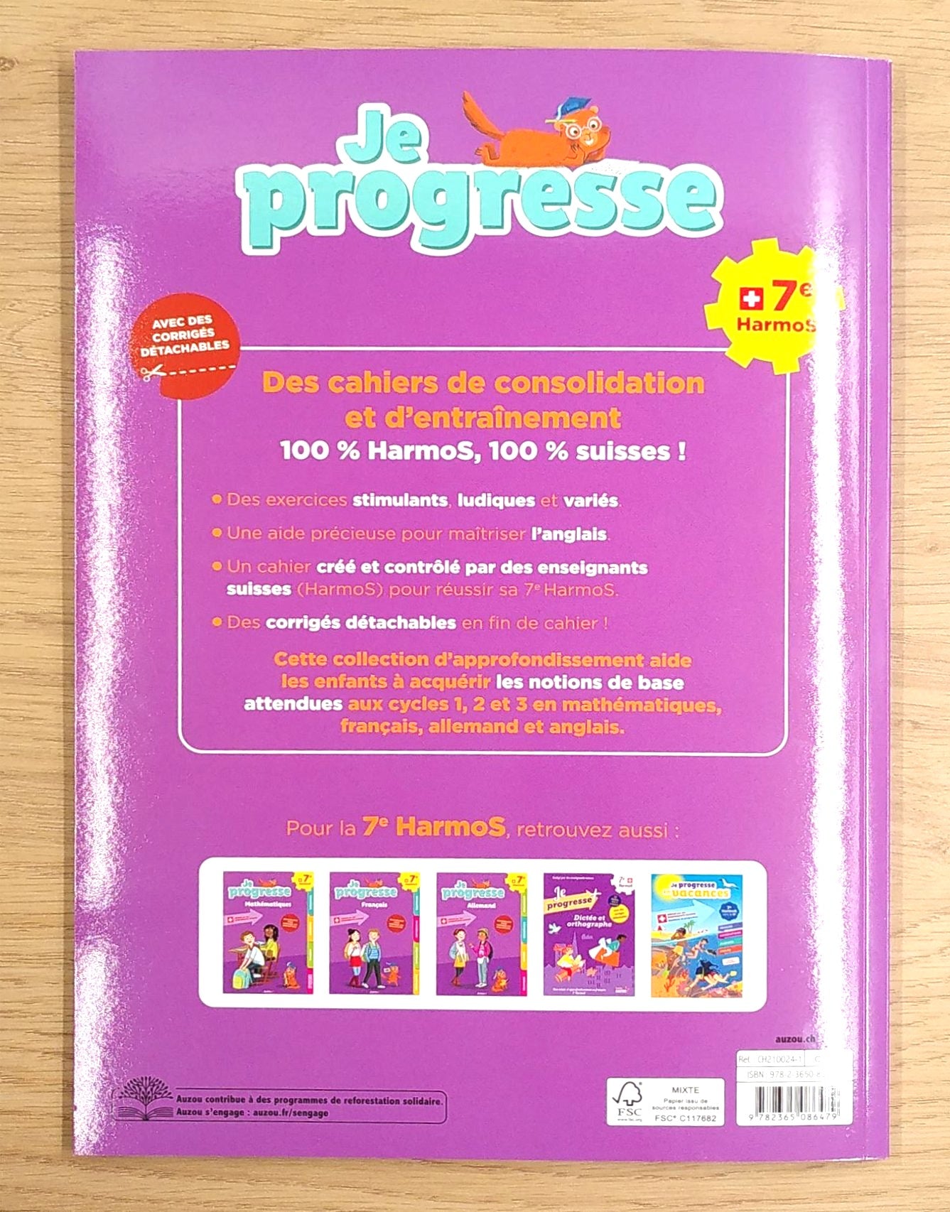 7ème HarmoS - Je progresse en anglais - A1 Appuis scolaires La family shop