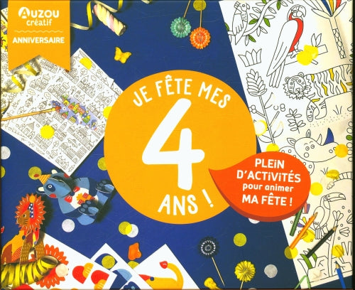 Mon Coffret D'anniversaire : Je Fête Mes 4 Ans ! Jeux & loisirs créatifs OLF