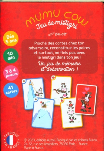 Mumu Cow : Jeu De Mistigri : Chat Alors ! Jeux & loisirs créatifs OLF