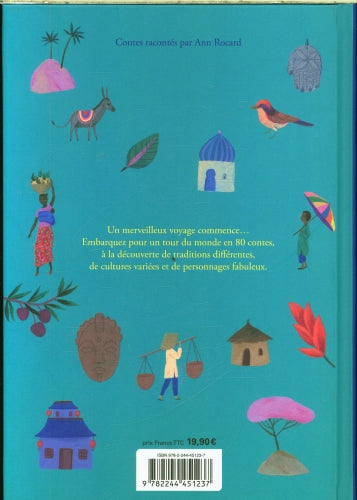 Mon tour du monde en 80 contes Livres OLF