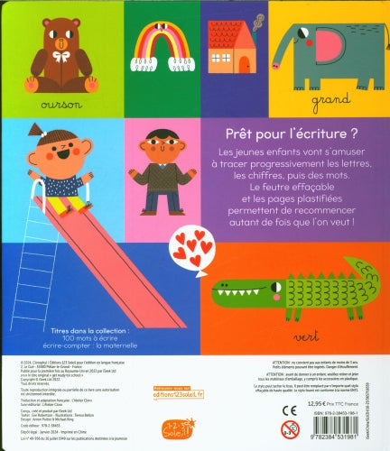 Écrire, Compter : La maternelle : Tracer, Effacer, Recommencer Appuis scolaires OLF