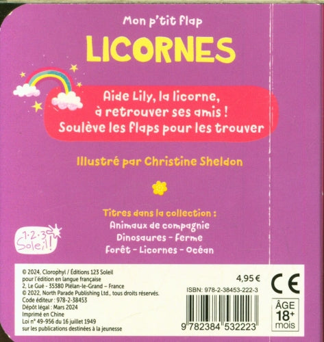 Licornes : qui se cache derrière la fontaine ? Livres OLF