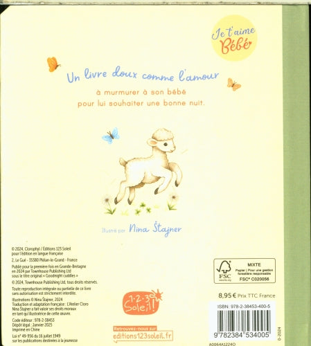 Je t'aime Bébé - Câlins du soir Livres OLF