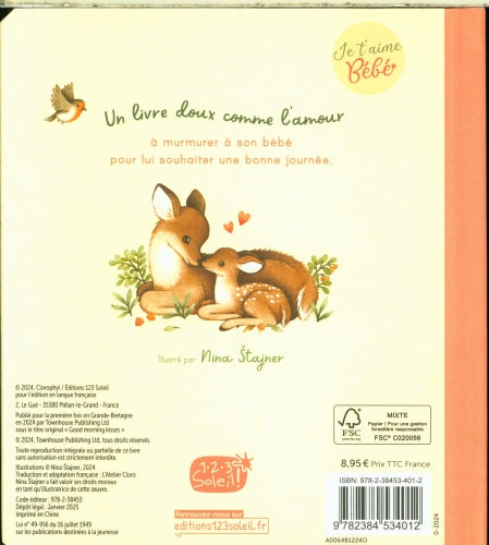 Je t'aime Bébé - Bisous du matin Livres OLF
