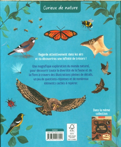Curieux de nature - Dans les airs : cherche, trouve et découvre les trésors de la nature Livres OLF
