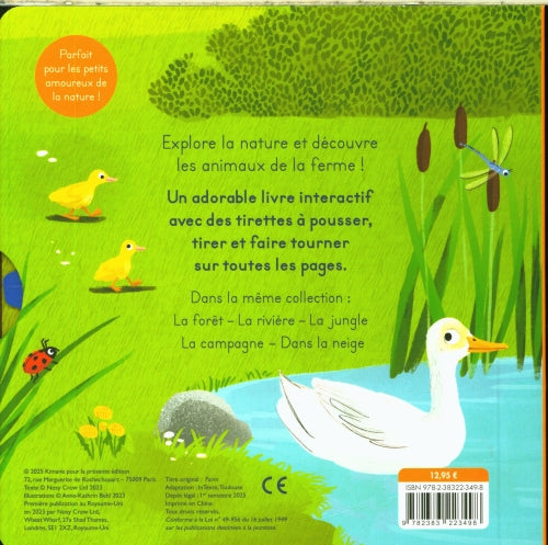 La ferme avec des tirettes à chaque page ! Livres OLF