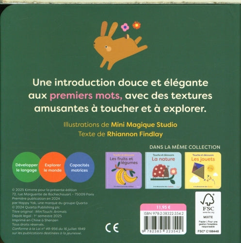 Les animaux à la découverte des premiers mots Livres OLF