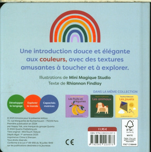 Touche et découvre - La nature à la découverte des couleurs Livres OLF