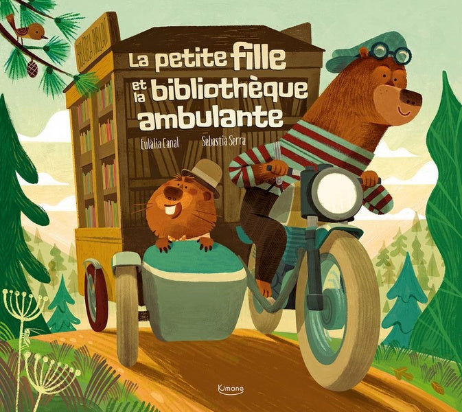 La petite fille et la bibliothèque ambulante Livres OLF