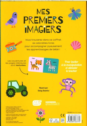 Mes premiers imahiers - 6 petits livres texturés Livres OLF