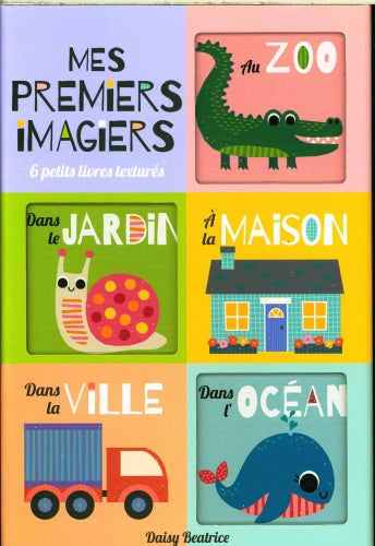 Mes premiers imahiers - 6 petits livres texturés Livres OLF