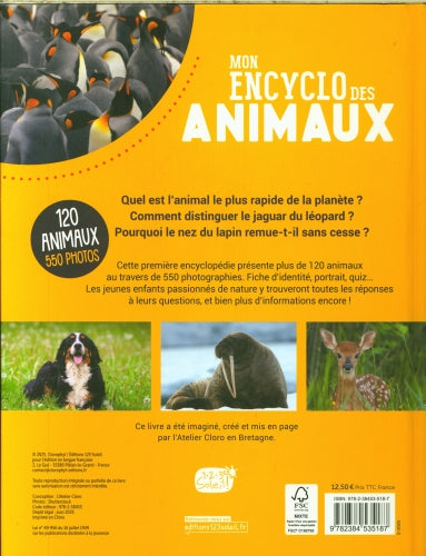 Mon encyclo des animaux Livres OLF