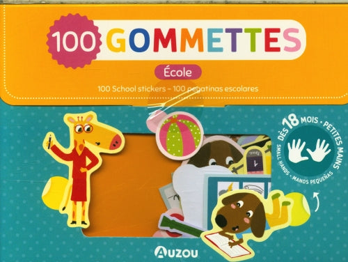 Ma pochette de 100 gommettes - École Cahiers de jeux OLF