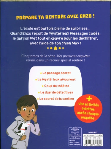 Mes premières enquêtes - C'est la rentrée : 5 histoires et des activités Cahiers de jeux OLF