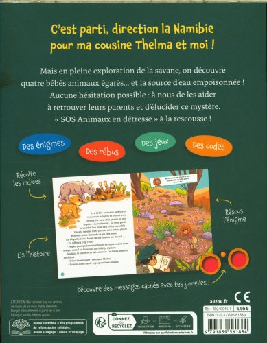 Mission animaux : aventures dans la savane Livres OLF