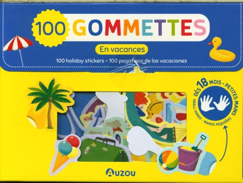 Ma pochette de 100 goumettes - En vacances Cahiers de jeux OLF